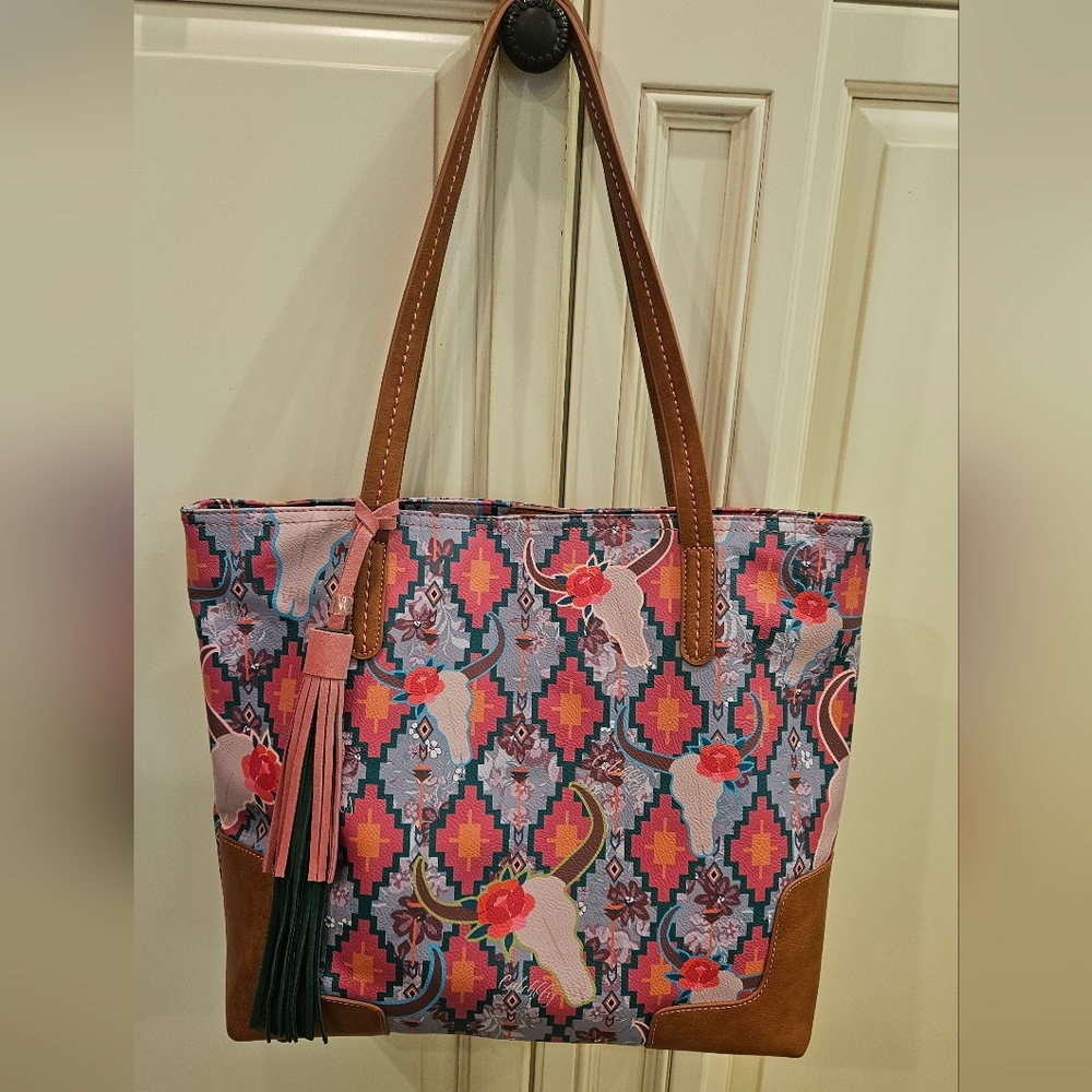 Catchfly Aztec Western tote, computer bag